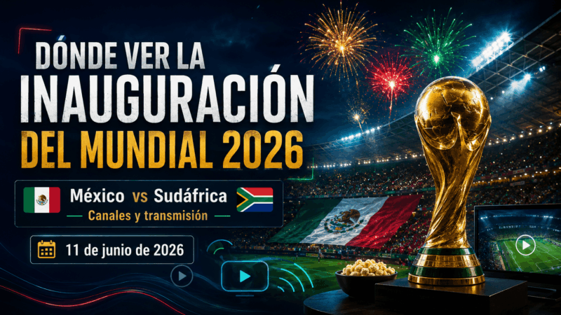Inauguración del Mundial 2026 en vivo