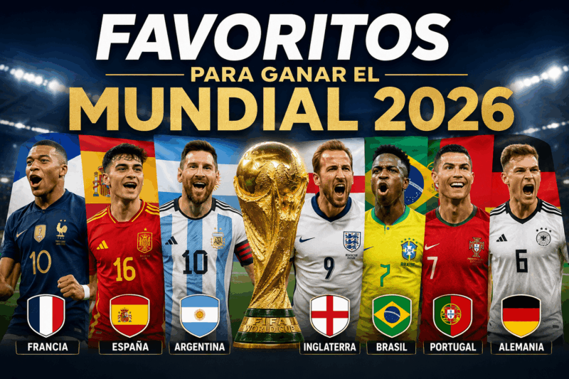 Favoritos para ganar el Mundial 2026