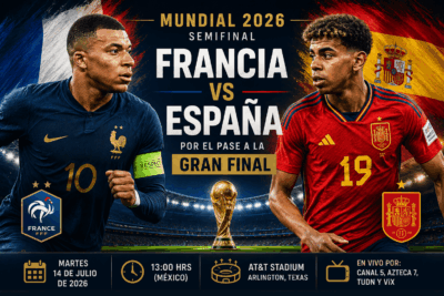 Francia vs España: duelo de campeones por el pase a la final del Mundial 2026