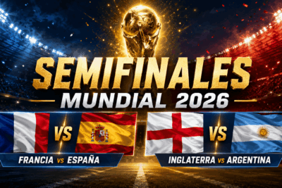 Semifinales del Mundial 2026: Francia vs España e Inglaterra vs Argentina