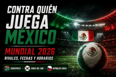 Contra quién juega México en el Mundial 2026: rivales, fechas y horarios