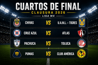 Así se jugarán los Cuartos de Final Clausura 2026: horarios y donde ver