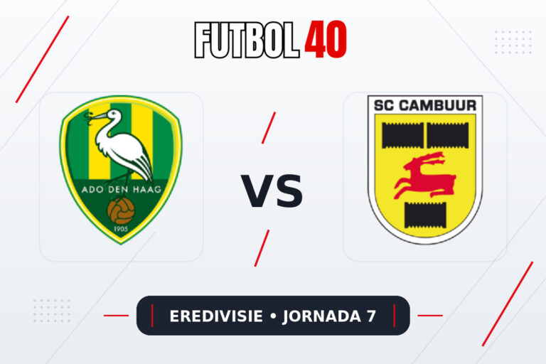 ADO Den Haag vs Cambuur en vivo, Eredivisie 2026/27 Jornada 7