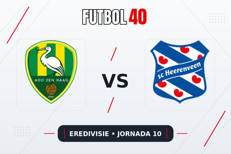 ADO Den Haag vs Heerenveen en vivo, Eredivisie 2026/27 Jornada 10
