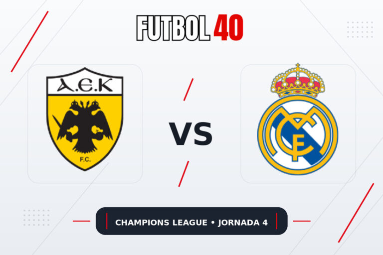 AEK Atenas vs Real Madrid en vivo, Champions League 2026/27 Jornada 4