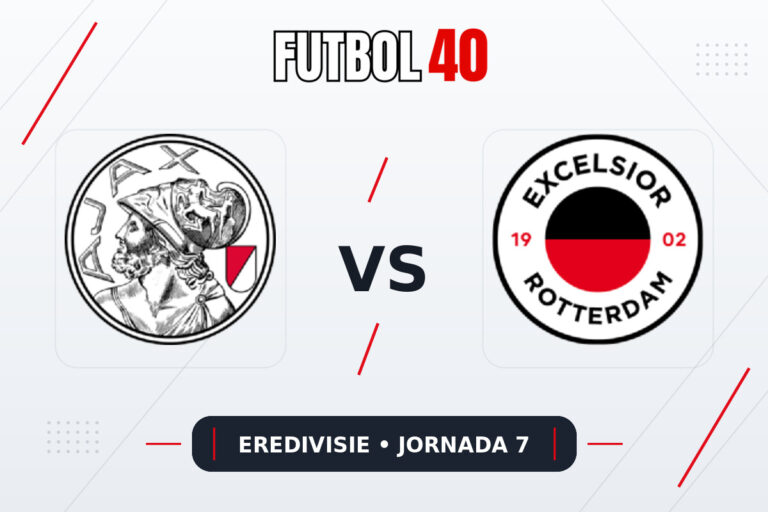 Ajax Amsterdam vs Excelsior en vivo, Eredivisie 2026/27 Jornada 7