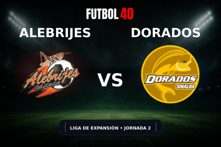 Alebrijes Oaxaca vs Dorados Sinaloa en vivo, Liga de Expansión MX Apertura 2026 Jornada 2