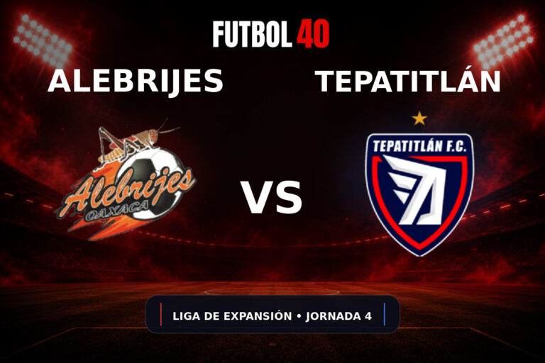 Alebrijes Oaxaca vs Tepatitlán FC en vivo, Liga de Expansión MX Apertura 2026 Jornada 4