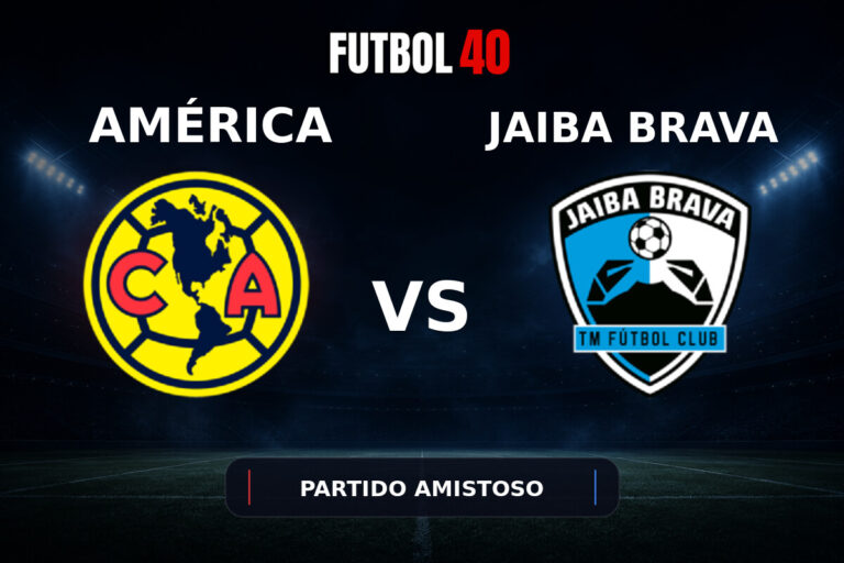 América vs Jaiba Brava en vivo, Partido Amistoso 2026