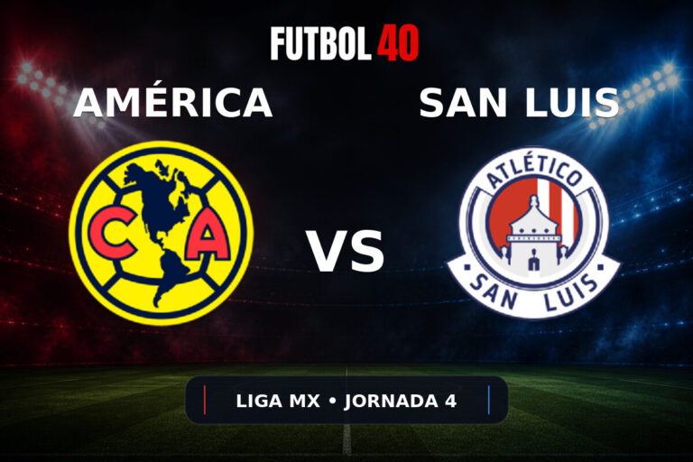 América vs Atlético San Luis en vivo, Liga MX Apertura 2026 Jornada 4