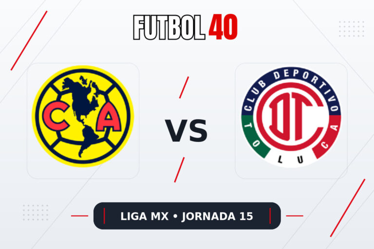 América vs Toluca en vivo, Liga MX Apertura 2026 Jornada 15