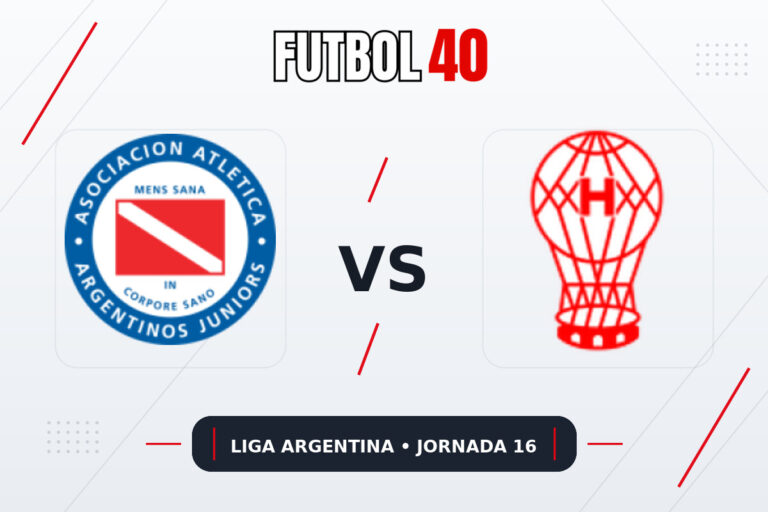 Argentinos Juniors vs Huracán en vivo, Liga Argentina Clausura 2026 Jornada 16