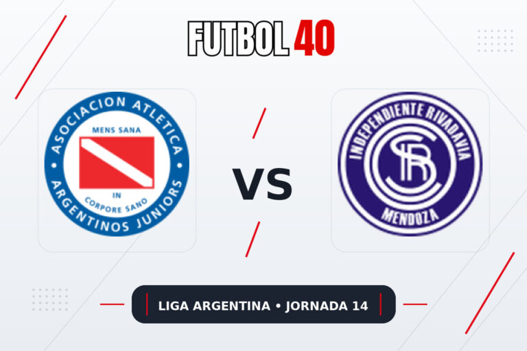 Argentinos Juniors vs Independiente Rivadavia en vivo, Liga Argentina Clausura 2026 Jornada 14