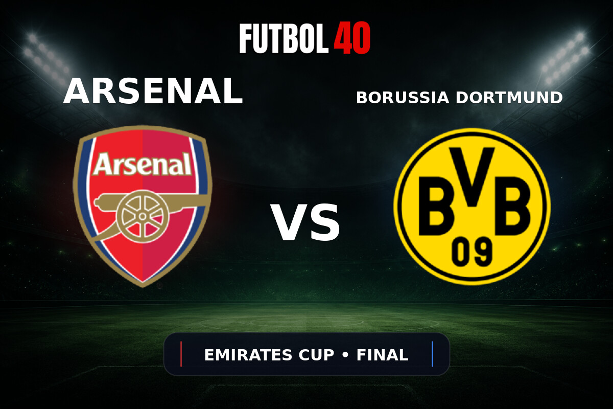 Arsenal Vs Borussia Dortmund EN VIVO Final Emirates Cup 2026 arsenal-vs-borussia-dortmund-en-vivo-final-emirates-cup-2026