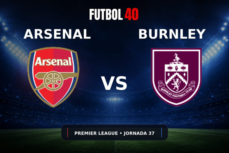 Arsenal vs Burnley en vivo, Premier League 2025/26 Jornada 37