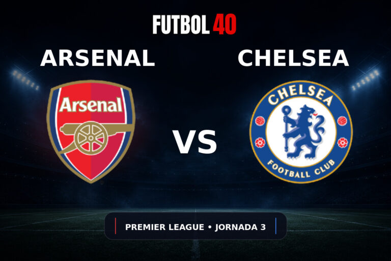 Arsenal vs Chelsea en vivo, Premier League 2026/27 Jornada 3