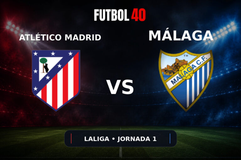 Atlético de Madrid vs Málaga en vivo, LaLiga 2026/27 Jornada 1