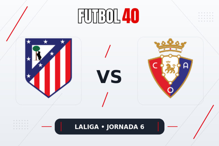 Atlético de Madrid vs Osasuna en vivo, LaLiga 2026/27 Jornada 6