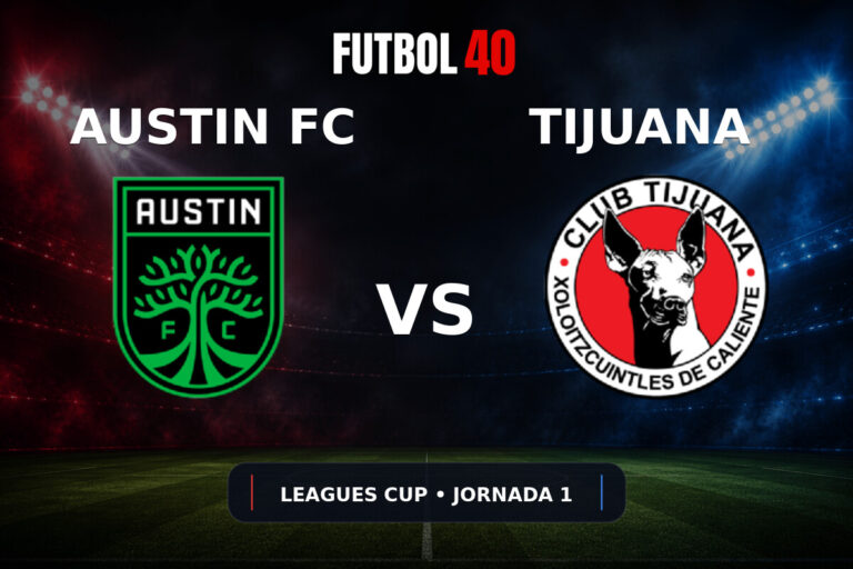 Austin FC vs Xolos Tijuana en vivo, Leagues Cup 2026 Jornada 1