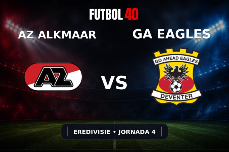 AZ Alkmaar vs Go Ahead Eagles en vivo, Eredivisie 2026/27 Jornada 4