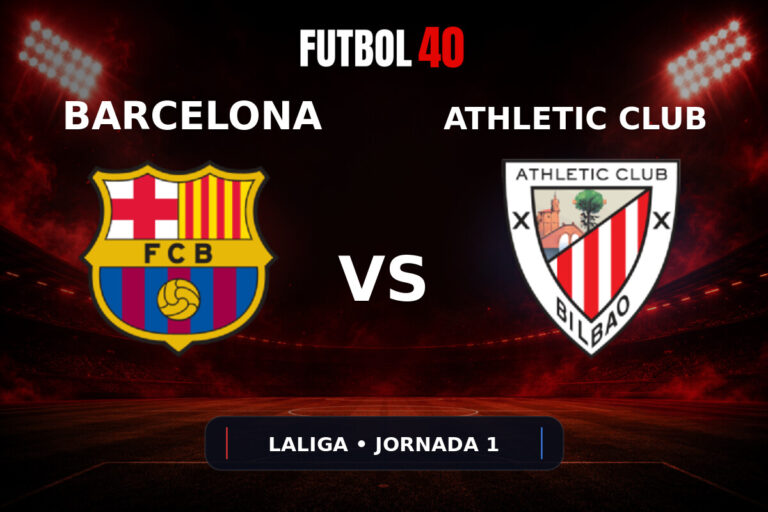 Barcelona vs Athletic Club en vivo, LaLiga 2026/27 Jornada 1