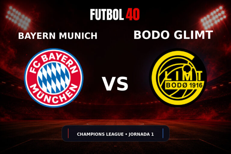 Bayern Munich vs Bodo Glimt en vivo, Champions League 2026/27 Jornada 1