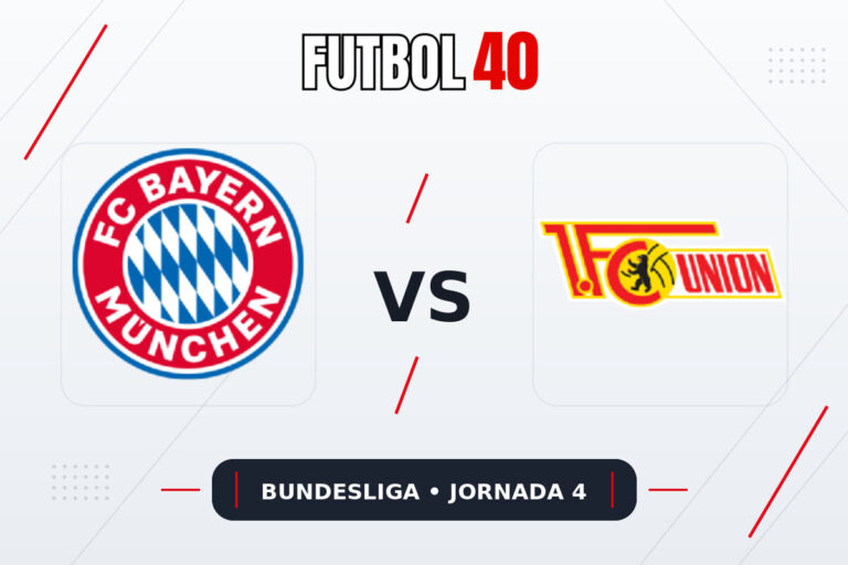Bayern Munich vs Union Berlin en vivo, Bundesliga 2026/27 Jornada 4