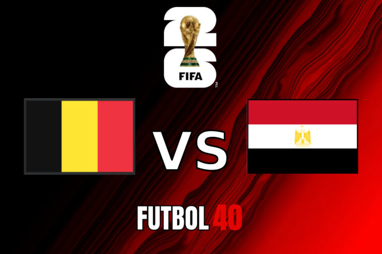 Bélgica vs Egipto en vivo, Mundial 2026 2026 Fase de Grupos