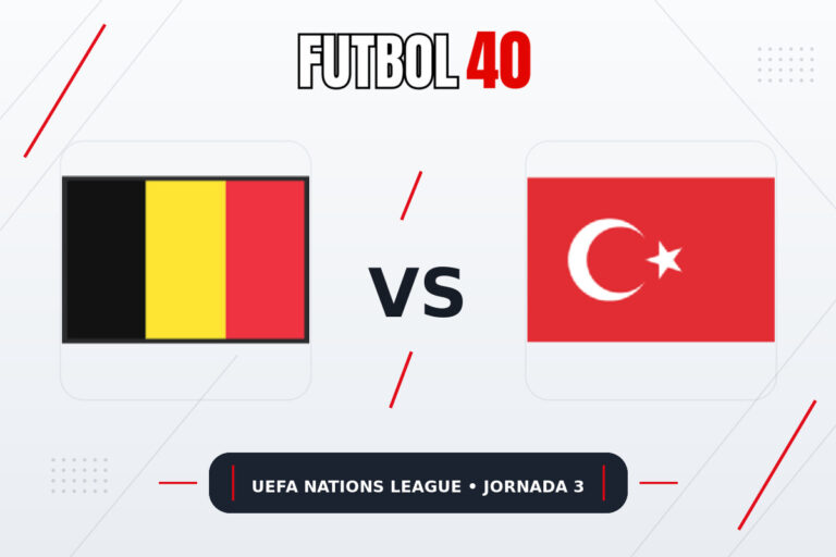 Bélgica vs Turquía en vivo, UEFA Nations League 2026/27 Jornada 3