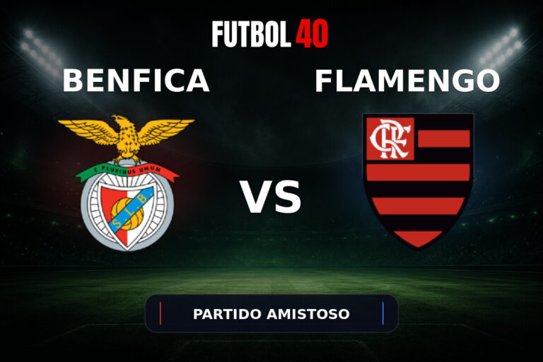 Benfica vs Flamengo en vivo, Partido Amistoso 2026