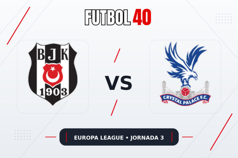 Besiktas vs Crystal Palace en vivo, Europa League 2026/27 Jornada 3