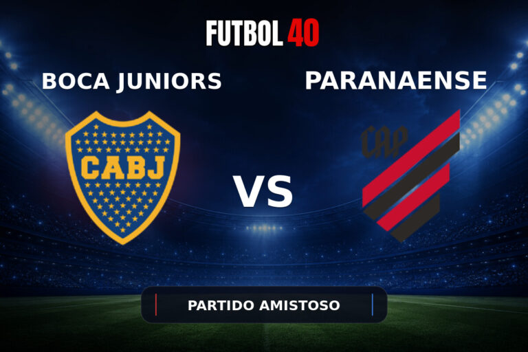 Boca Juniors vs Athletico Paranaense en vivo, Partido Amistoso 2026