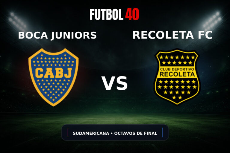 Boca Juniors vs Recoleta FC en vivo, Copa Sudamericana 2026 Octavos de Final