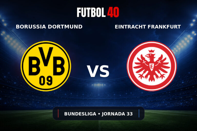 Borussia Dortmund vs Eintracht Frankfurt en vivo, Bundesliga 2025/26 Jornada 33