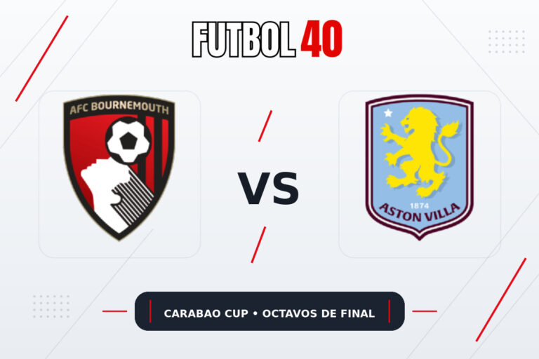 AFC Bournemouth vs Aston Villa en vivo, Carabao Cup 2026 Octavos de Final