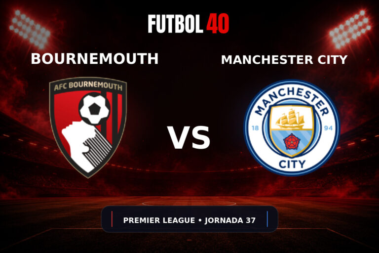 AFC Bournemouth vs Manchester City en vivo, Premier League 2025/26 Jornada 37