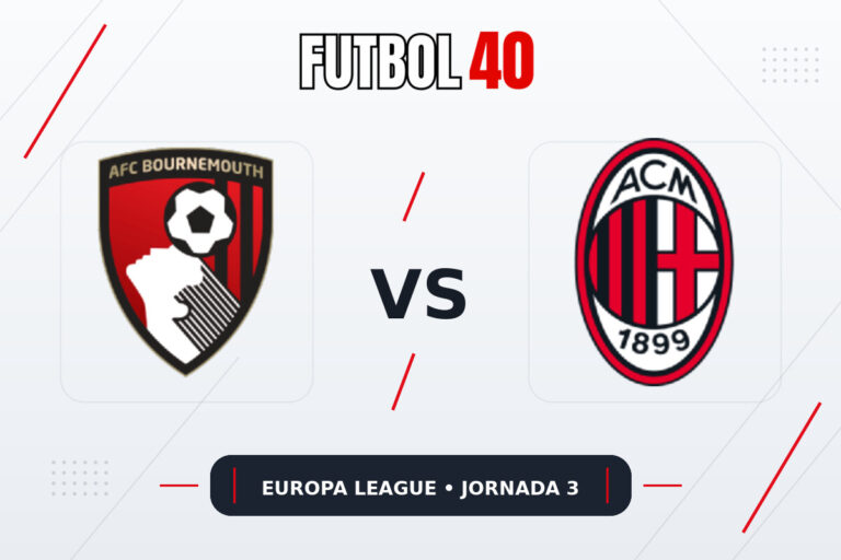 AFC Bournemouth vs AC Milan en vivo, Europa League 2026/27 Jornada 3