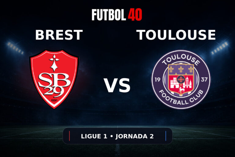 Brest vs Toulouse en vivo, Ligue 1 2026/27 Jornada 2