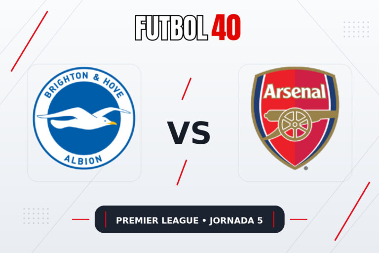 Brighton vs Arsenal en vivo, Premier League 2026/27 Jornada 5