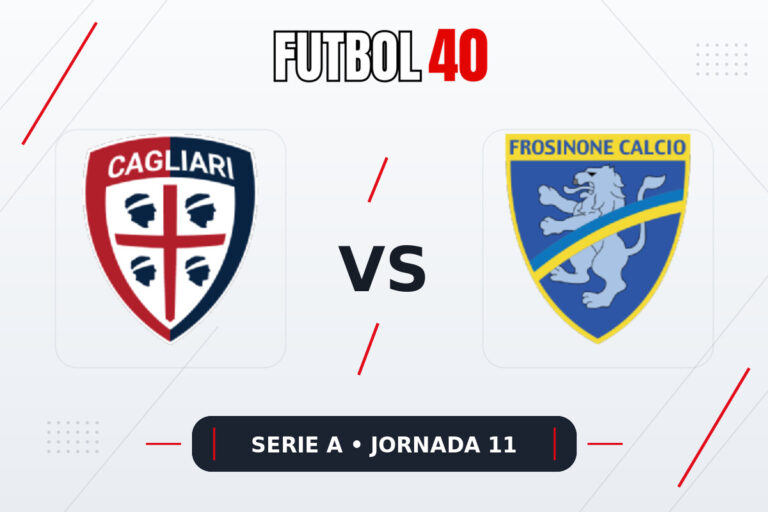 Cagliari vs Frosinone en vivo, Serie A 2026/27 Jornada 11