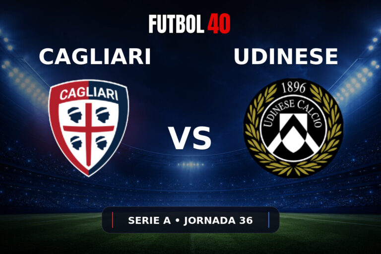 Cagliari vs Udinese en vivo, Serie A 2025/26 Jornada 36