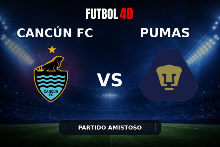 Cancún FC vs Pumas UNAM en vivo, Partido Amistoso 2026