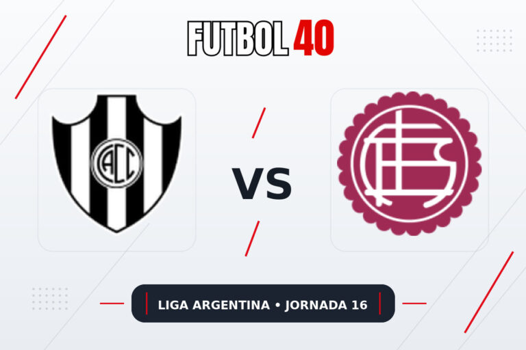Central Córdoba vs Lanús en vivo, Liga Argentina Clausura 2026 Jornada 16