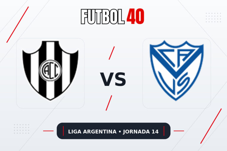 Central Córdoba vs Vélez Sarsfield en vivo, Liga Argentina Clausura 2026 Jornada 14