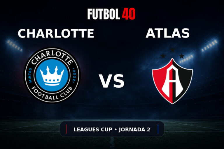 Charlotte FC vs Atlas en vivo, Leagues Cup 2026 Jornada 2