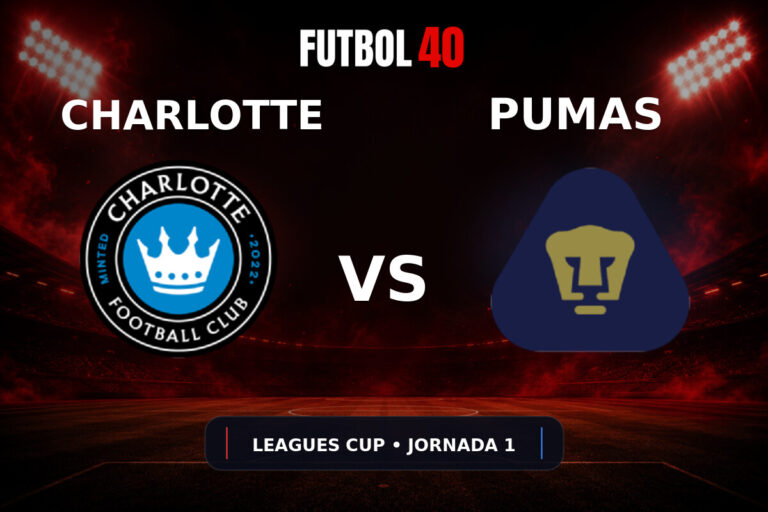 Charlotte FC vs Pumas UNAM en vivo, Leagues Cup 2026 Jornada 1