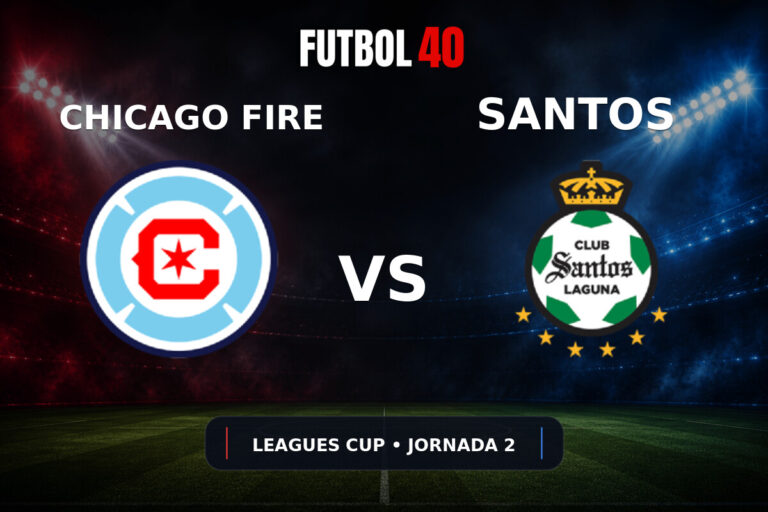 Chicago Fire vs Santos Laguna en vivo, Leagues Cup 2026 Jornada 2