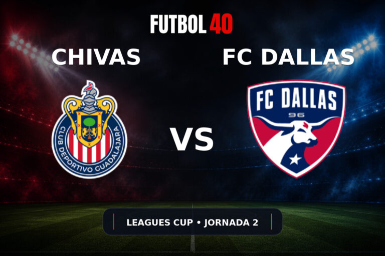 Chivas Guadalajara vs FC Dallas en vivo, Leagues Cup 2026 Jornada 2
