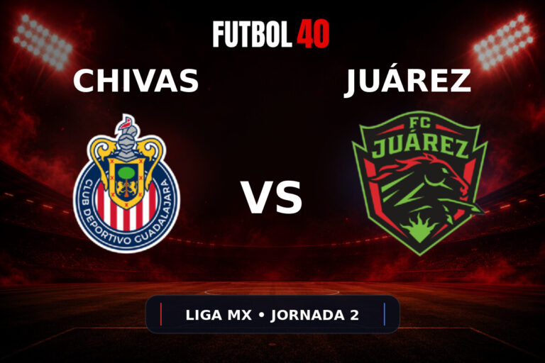 Chivas Guadalajara vs FC Juárez en vivo, Liga MX Apertura 2026 Jornada 2