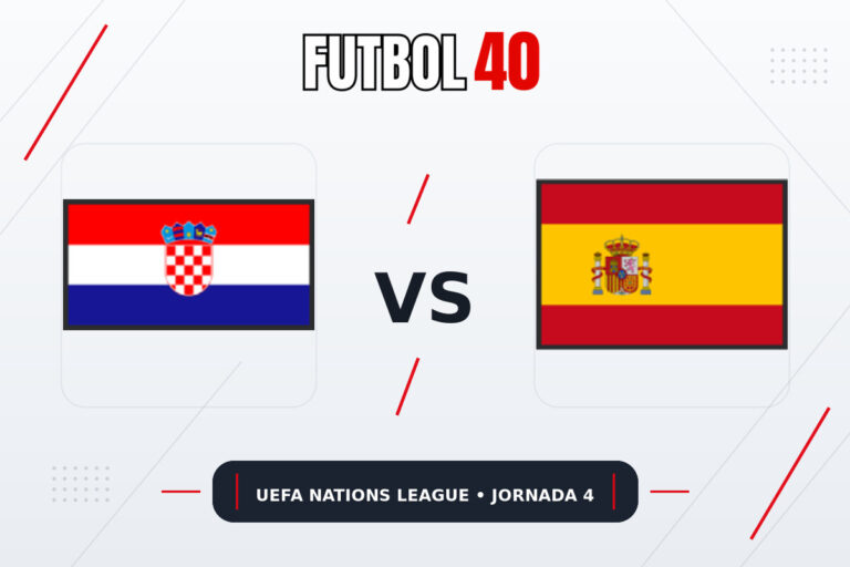 Croacia vs España en vivo, UEFA Nations League 2026/27 Jornada 4